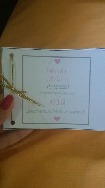 Convite dos padrinhos - 5