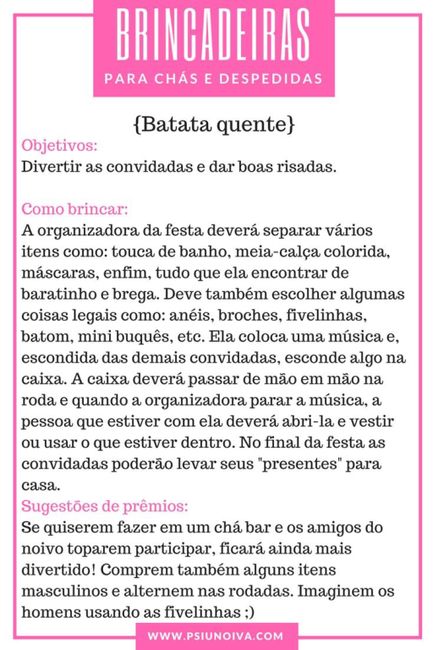 Brincadeiras 🤗 - 2