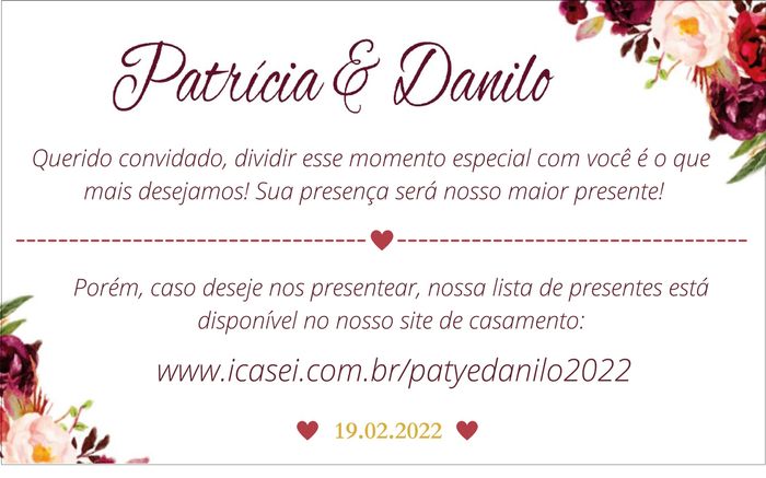 Lista de presente 1