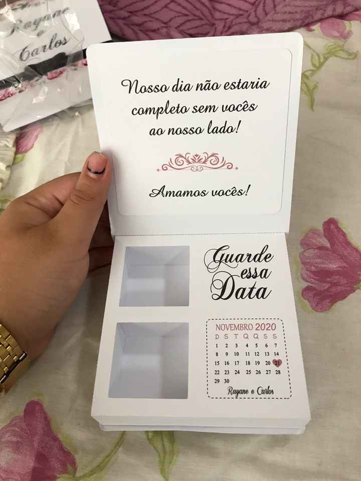 Convite escolhido (irmãos, avós , pastor ) 💜❤️🧡 - 2