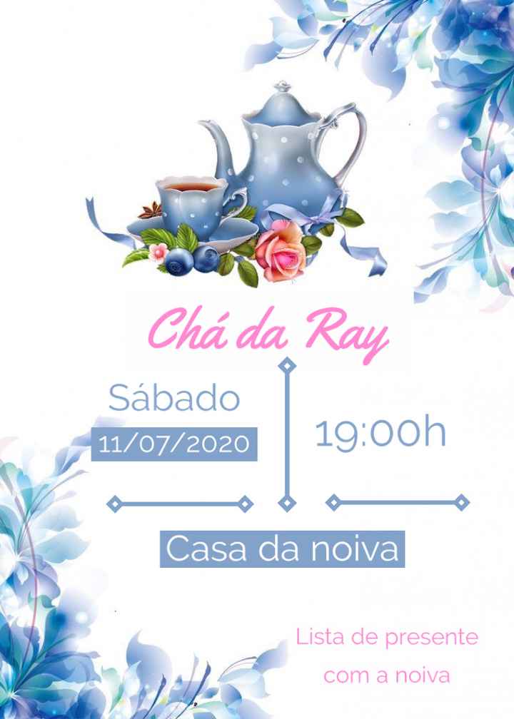 Lista do chá pelo Whatsapp - 1