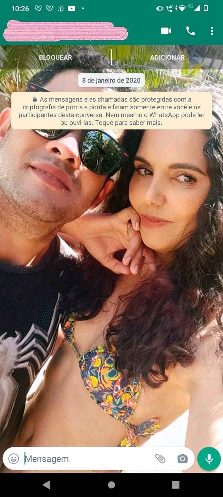 📸 Poste um print de tela do seu celular que tenha como fundo uma foto sua e do seu amor - 1