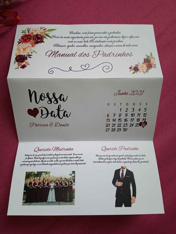 Dúvidas Convite padrinhos - 3