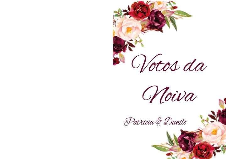 Caderno de Votos - 1