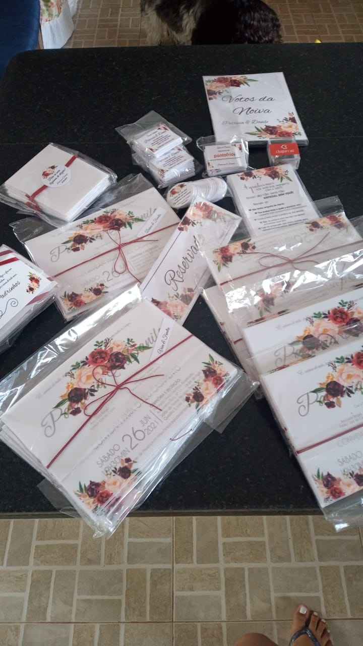 Convite de Casamento e de Padrinhos - 1