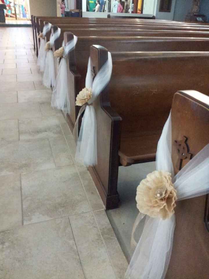 Decoração da Igreja diy - 1