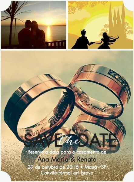 Save the date! - diy - vem ver! - 1