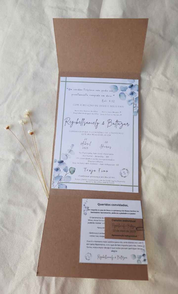 Meu convite de casamento! - 2