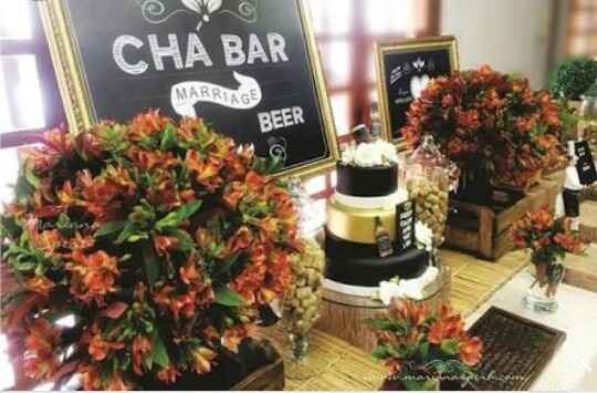 Dicas de decoração de chá de noivos - 2
