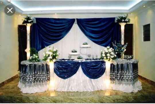 Decoração Azul Marinho e Dourado - 3
