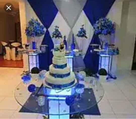 Decoração Azul Marinho e Dourado - 7