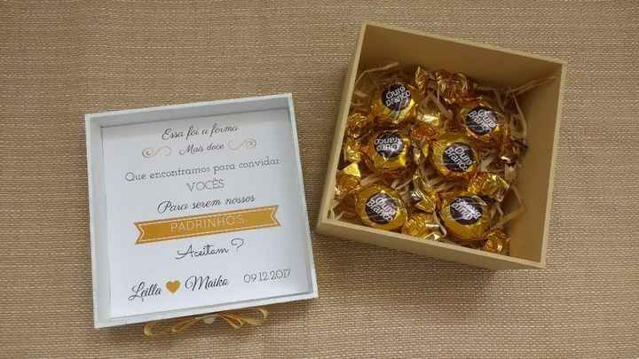 Convite padrinhos 💛 - 2