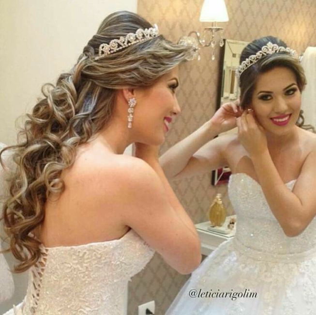 Inspirações penteado semi preso - 3