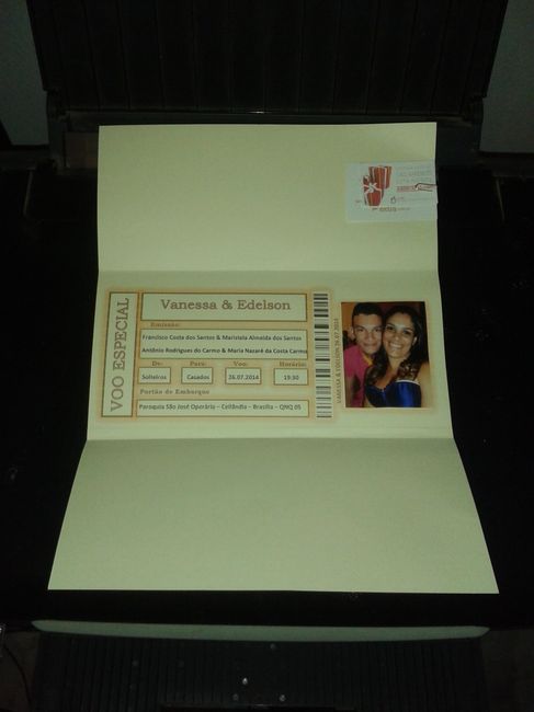 Convite de casamento  - 2