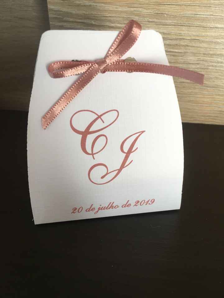Escreva apenas a lembrancinha que dará aos convidados - 1