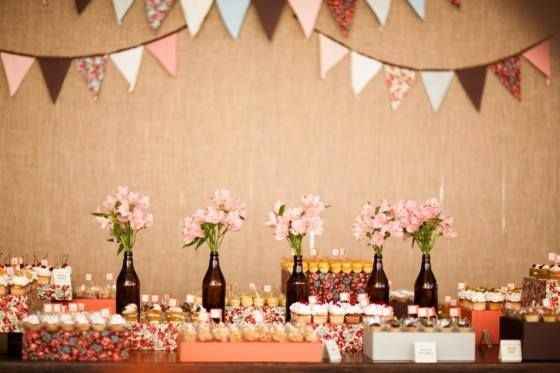 Mesa do bolo, decoração DIY