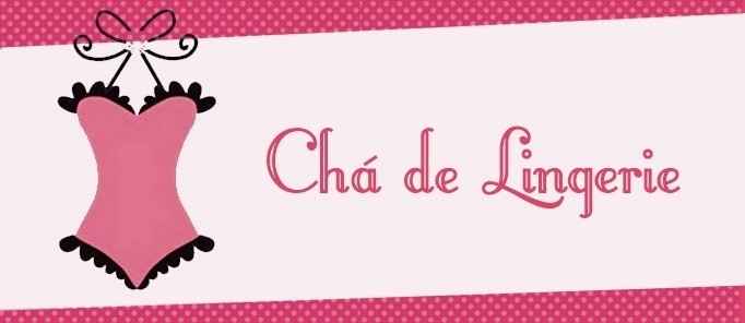 Convite - chá de lingirie