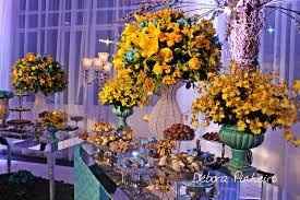 Azul tiffany e amarelo