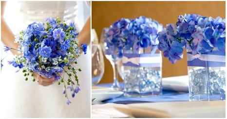 Casamento paleta azul