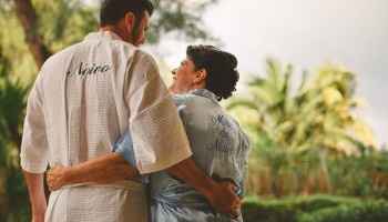 Making off - Noivo e mãe...