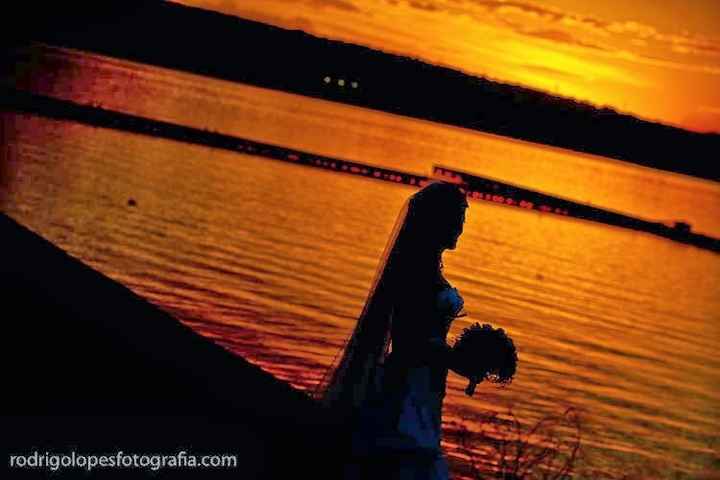 Casamento por do sol