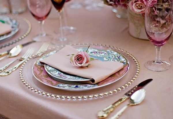 Decoração de casamento tons claros
