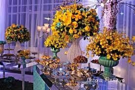 Azul tiffany e amarelo