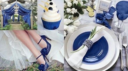 Casamento paleta azul