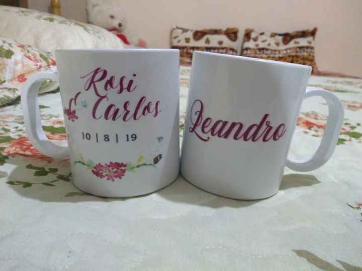 Lembrancinha padrinhos e pajens