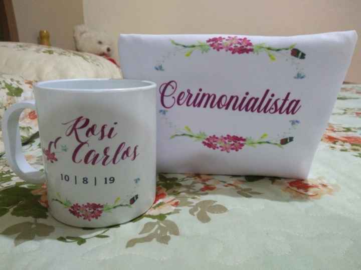 Lembrancinha cerimonialista