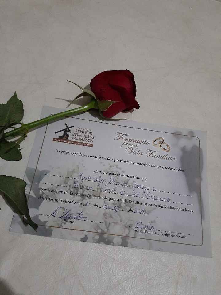 Curso de Noivos (igreja Católica) - 1