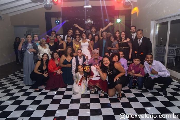 Clássica foto de fim de festa