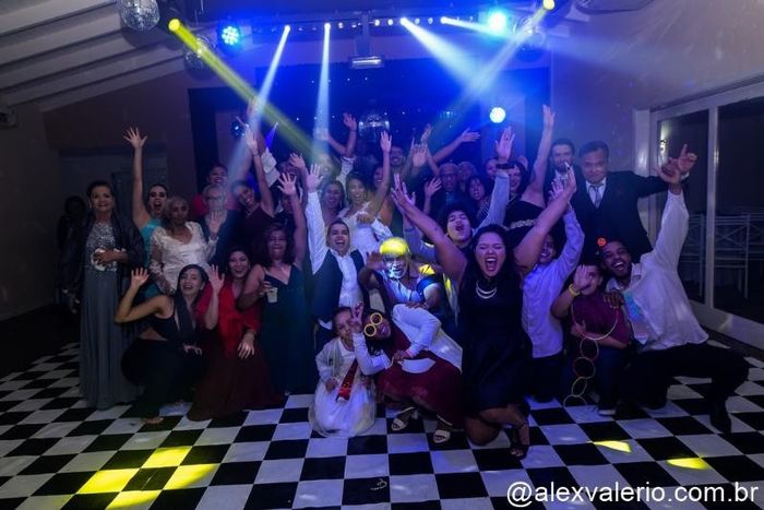 Clássica foto de fim de festa
