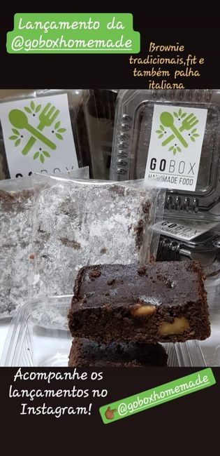Brownies e palhas tradicionais