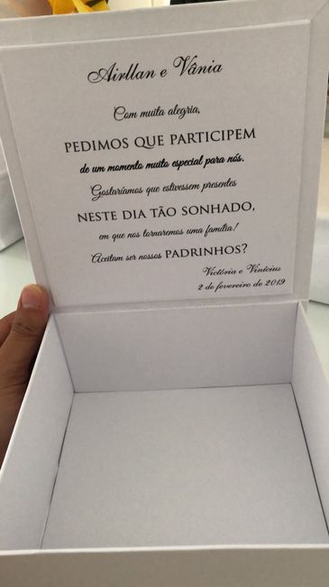 Convites padrinhos - 2