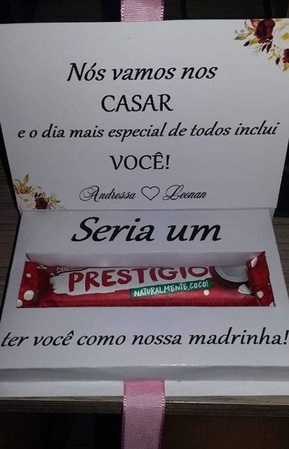 Convite dos Padrinhos! 2