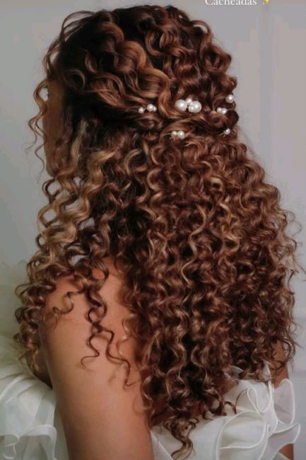Penteado de noiva - cacheada 3