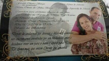 meu convite o que vcs ac