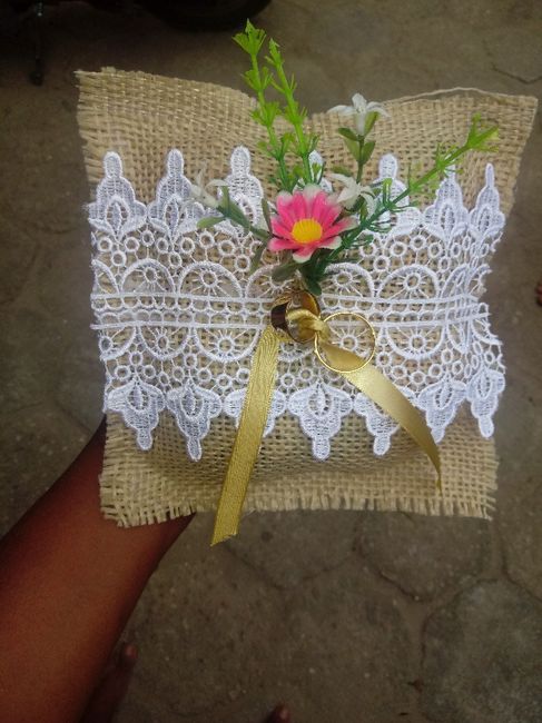 Minha almofada diy (rústica - 2