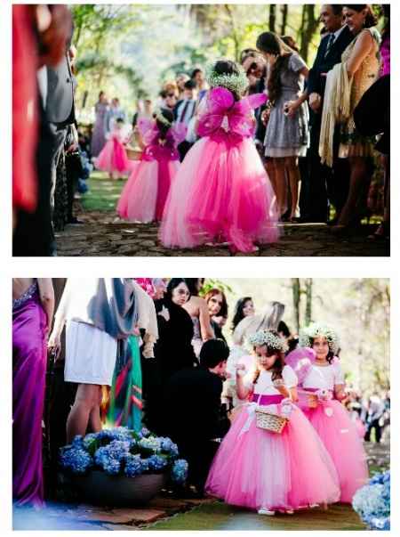 Vestido das floristas