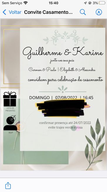 Convite online 1