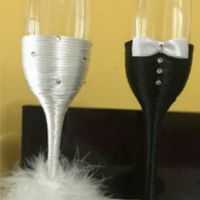 Taça para o brinde dos noivos ! - 2