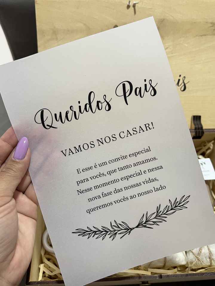 Convites Pais & Vó ❤️ - 2