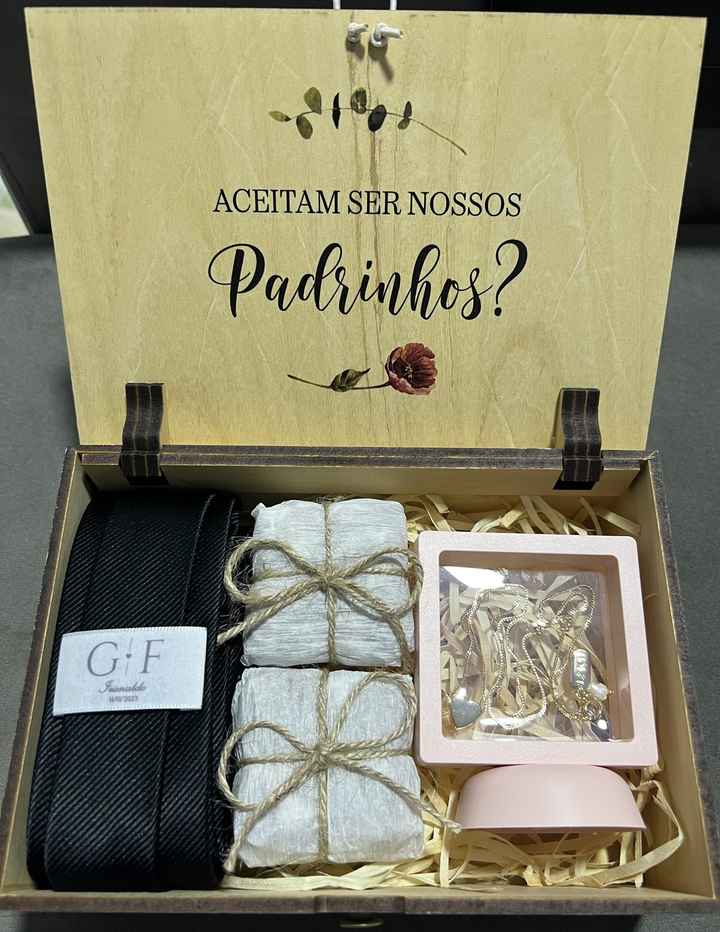 Caixa para padrinhos e madrinhas - 3