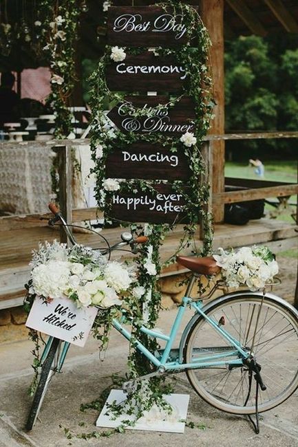Decoração com bicicletas