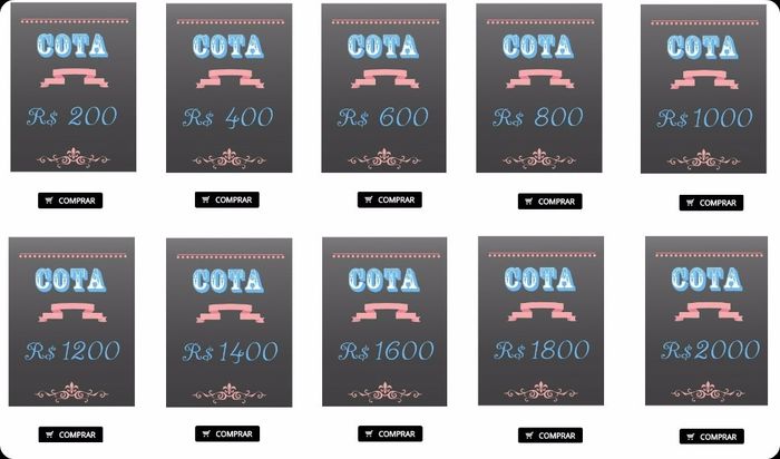 Nossas cotas de lua-de-mel