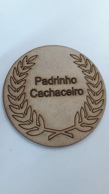 Porta copos de mdf - 1
