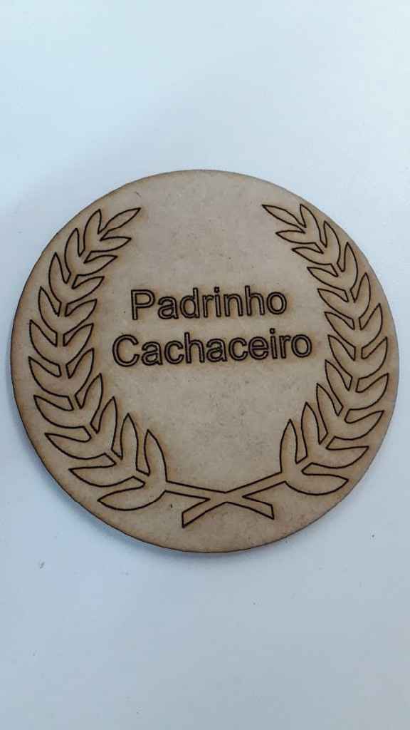 Porta copos de mdf - 1