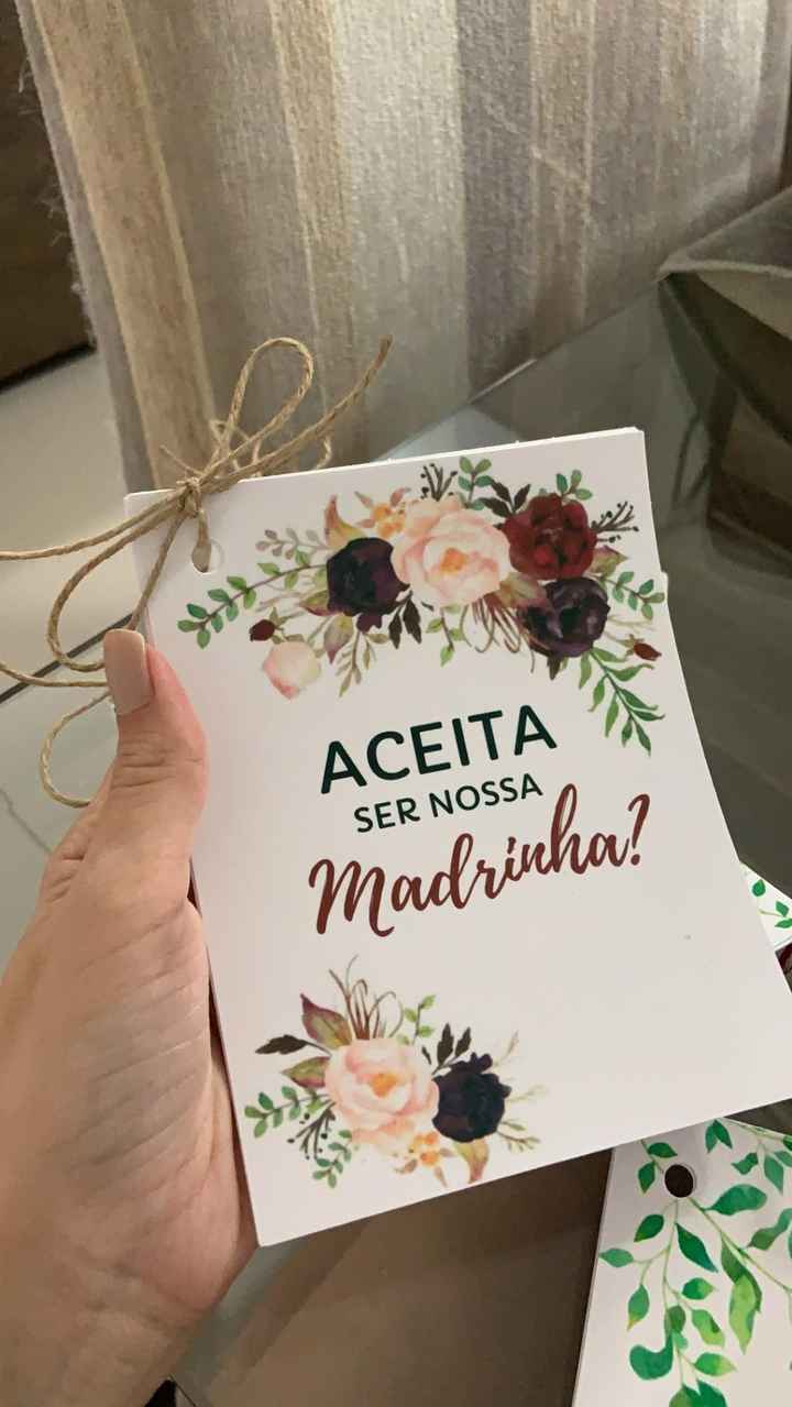 Convite madrinhas