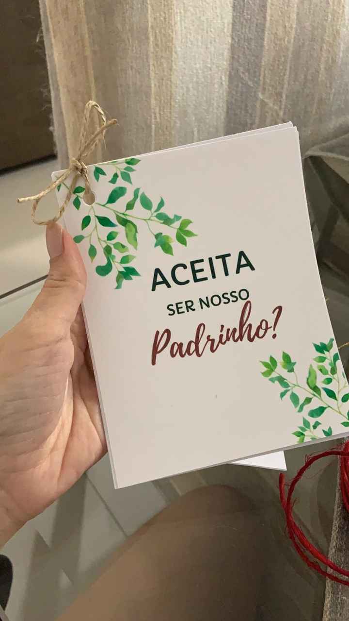 Convite padrinhos